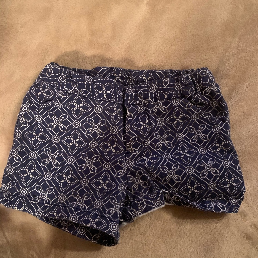 Blue and white kids shorts
